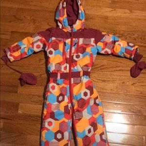 Girl snowsuit